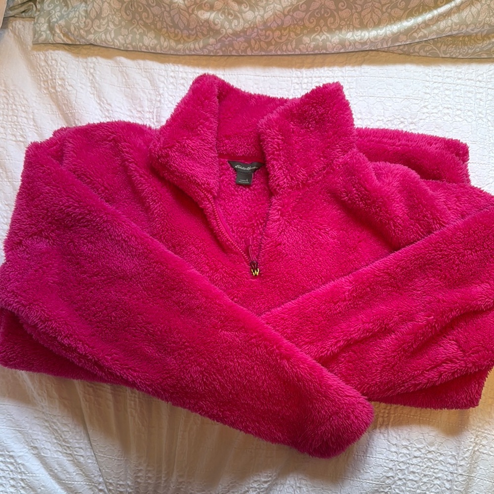 Cozy Pink Fleece Pullover